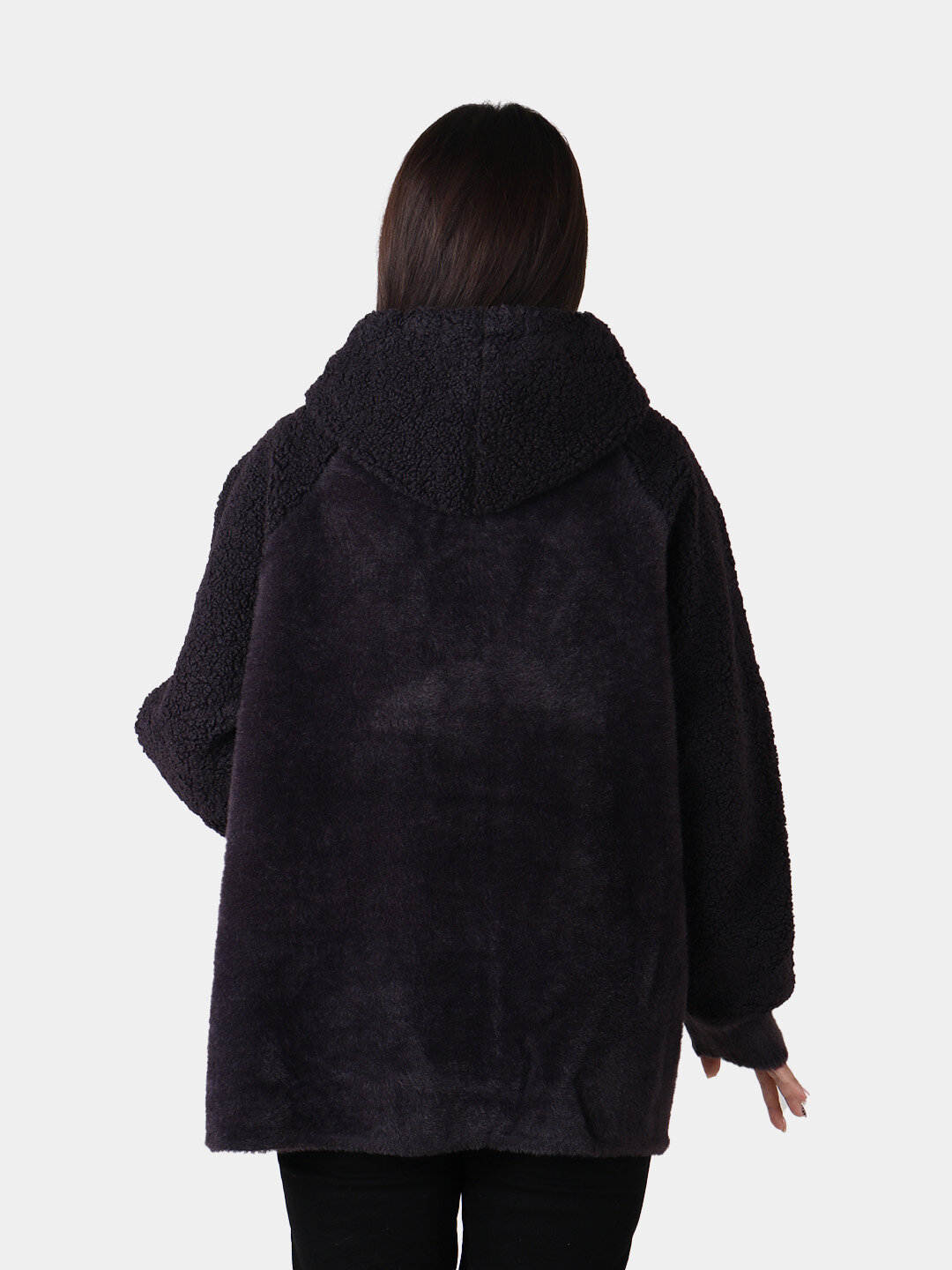 Пальто, размер One Size, фиолетовый — фото 1