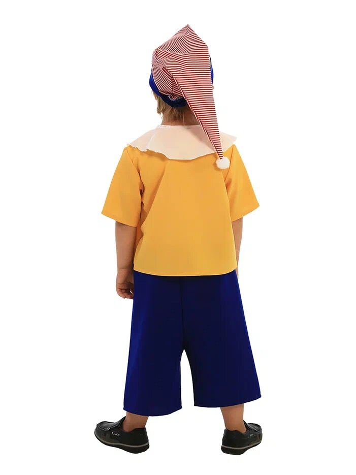 Детский карнавальный костюм Буратино для мальчика (размер 128-134) — фото 1