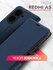 Чехол на редми А5, Redmi A5 синий книжка для телефона, Brozo