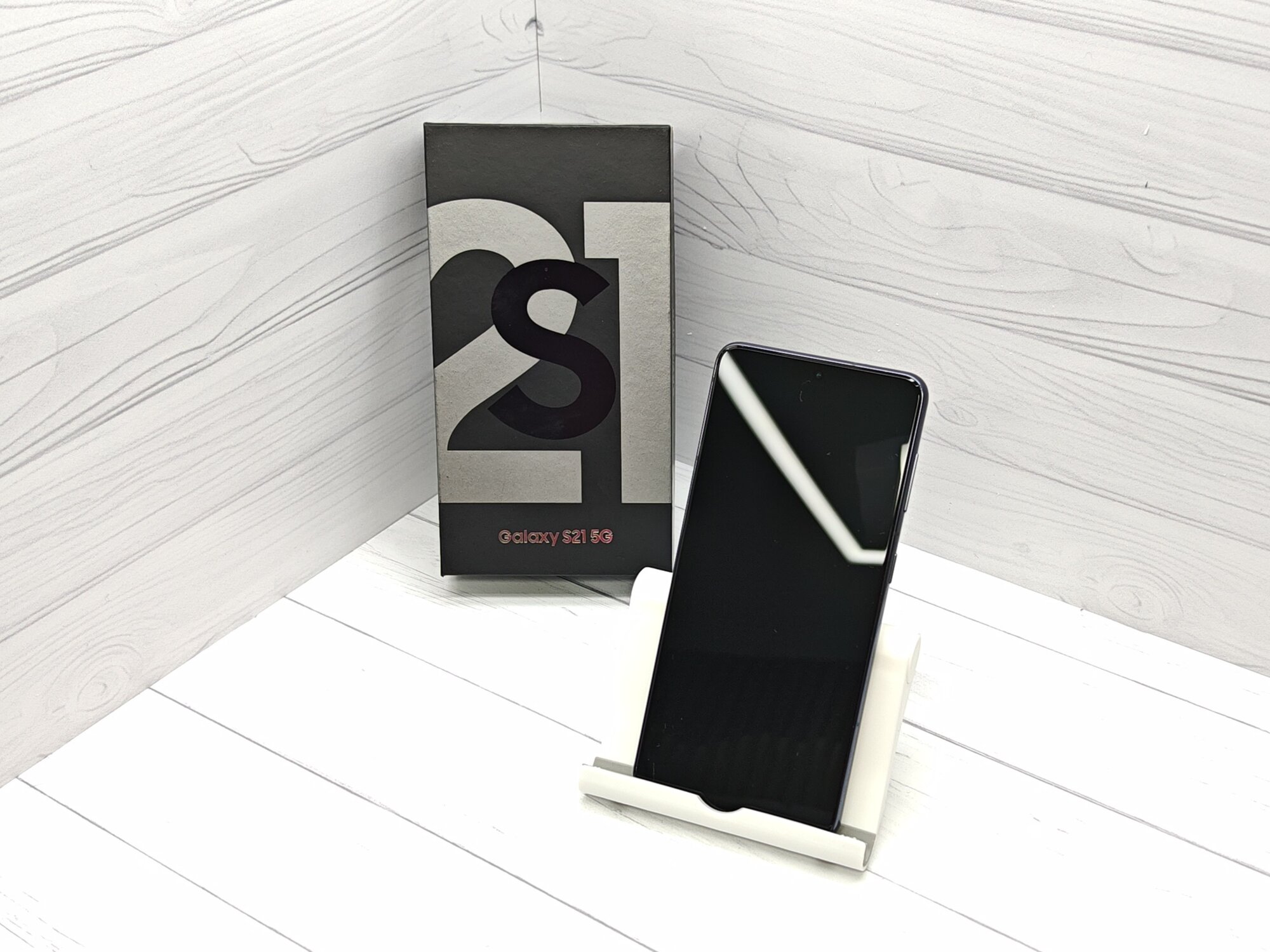 Смартфон Samsung Galaxy S21 5G Snapdragon 8/128 ГБ, 1SIM, Серый фантом