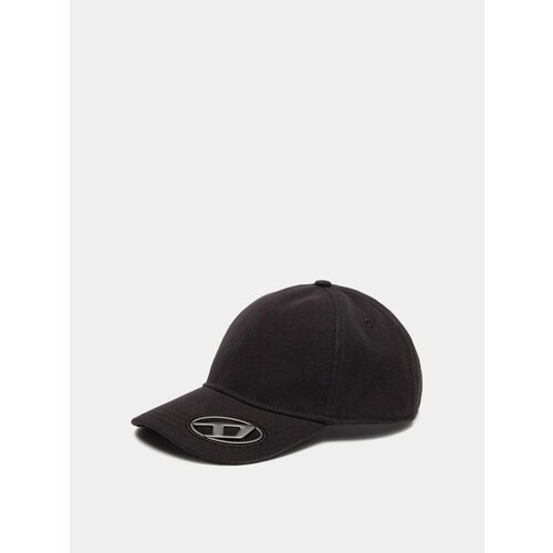 фото Кепка diesel c-plak cappello для мужчин и женщин, размер 2, black