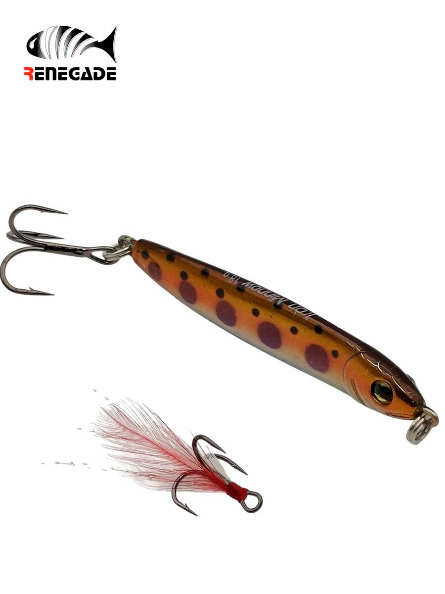 Блесна пилькер renegade iron minnow FA168 18гр 55мм