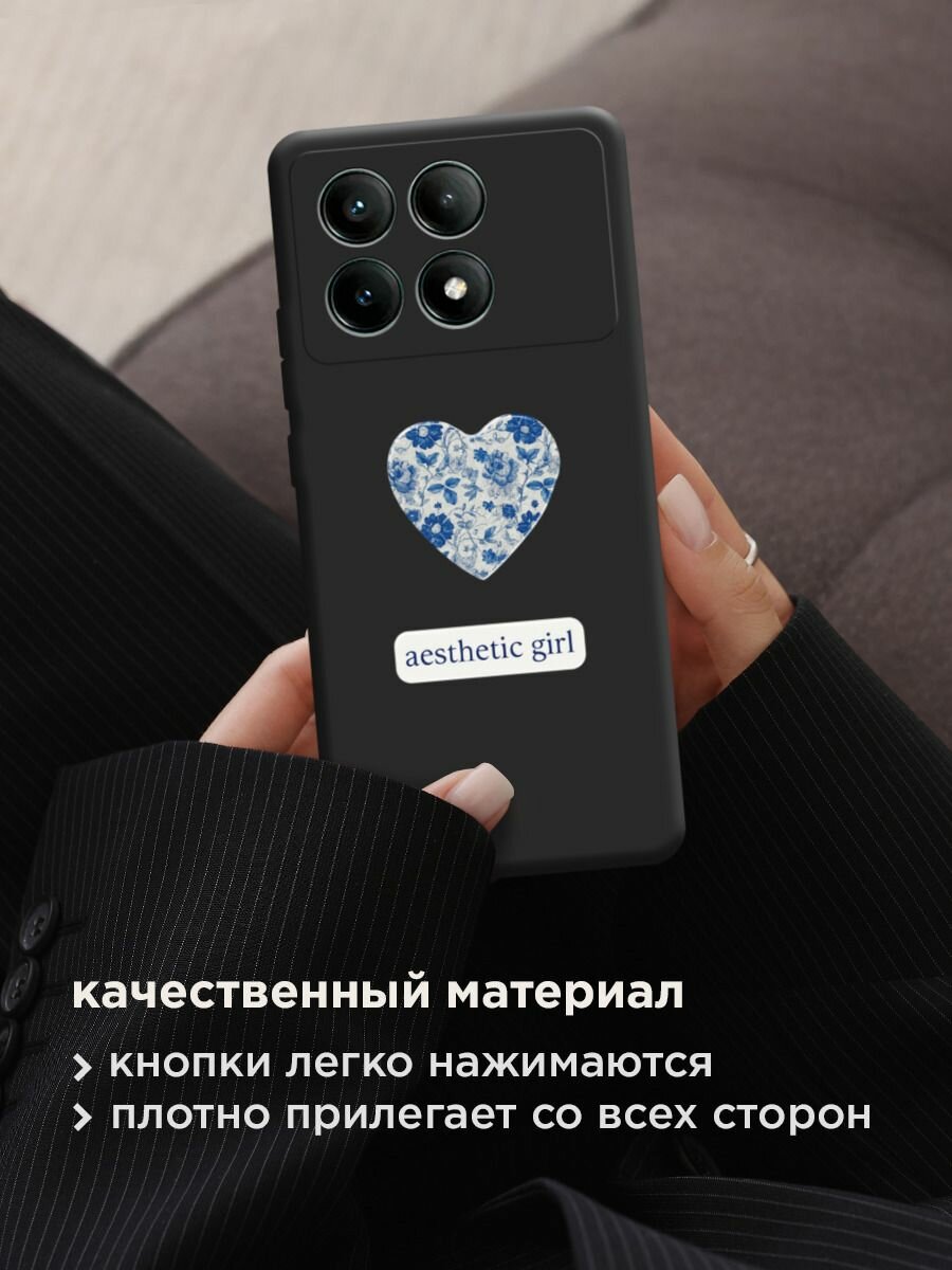 Чехол на Xiaomi Poco X6 PRO 5G / Поко x6 pro с принтом "Aesthetic girl 2" — фото 1