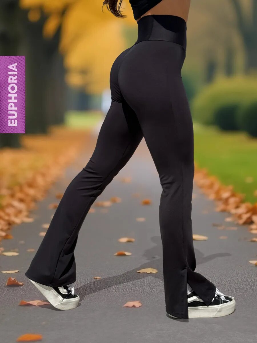 Брюки клеш Euphoria Play Side размер S черный