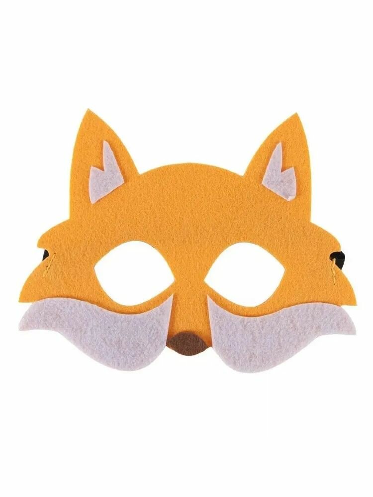Маска карнавальная фетр Лисёнок 6230939