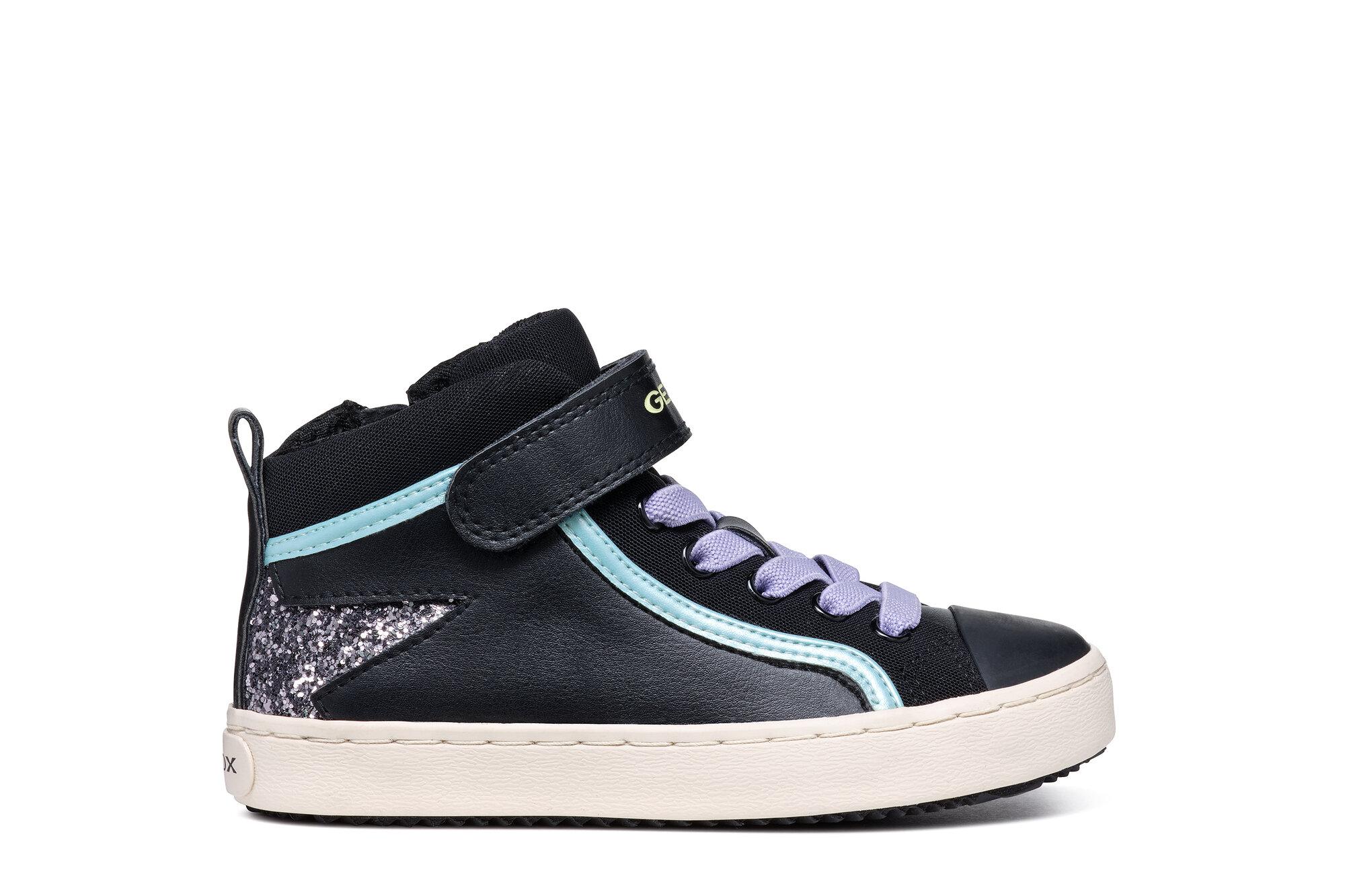 Кроссовки GEOX, размер 28, черный/лавандовый