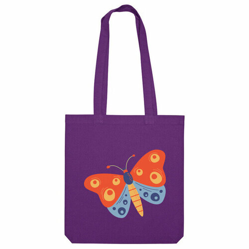 фото Сумка шоппер us basic, фиолетовый