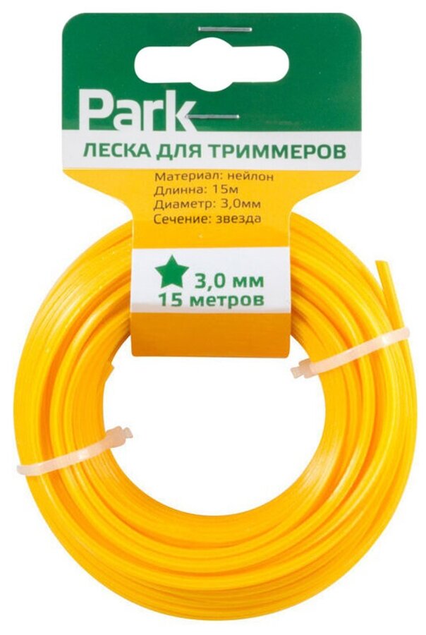 Леска для триммера Звезда PARK 3 мм x 15 м Россия