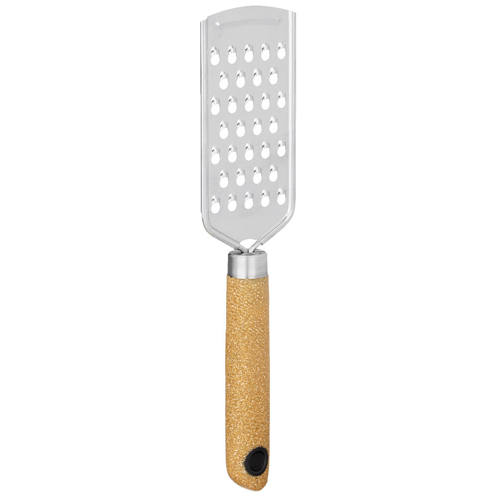 фото Мини терка одинарная Agness Nature, нержавеющая сталь, пластик, дерево