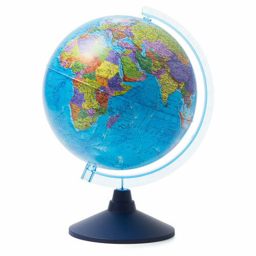 Глобус политический Globen, 25см, на круглой подставке глобусный мир глобус с политической картой ретро александр рельефный диаметр 25 см