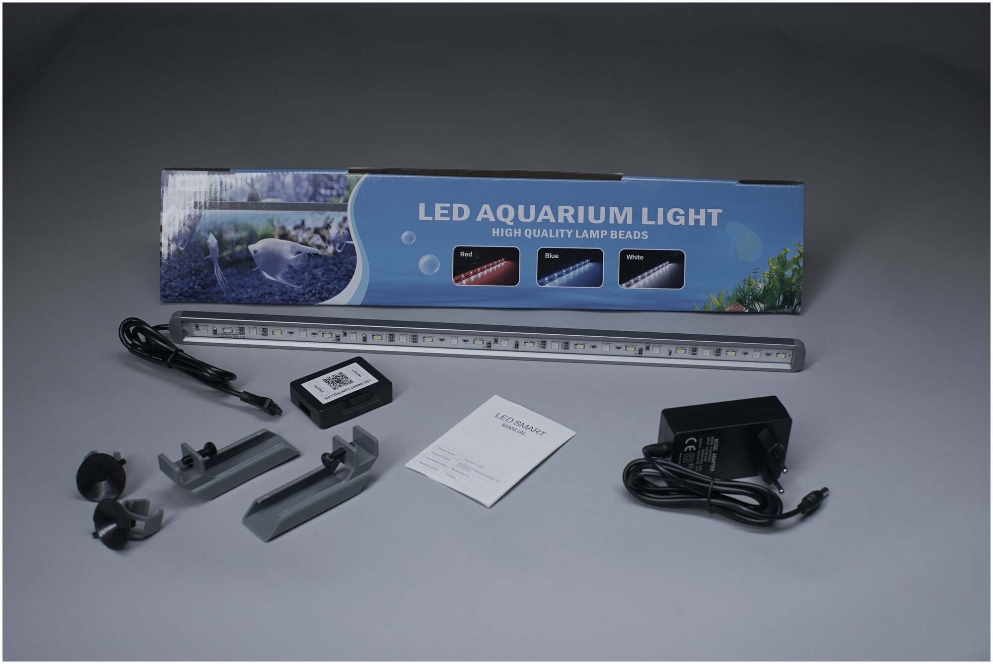 Программируемый светильник для аквариума (с возможностью управления "рассвет-закат"), 68см, RGBW, 18W - фотография № 2