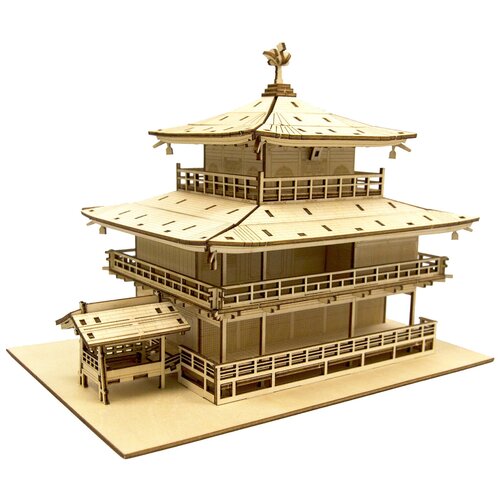 фото Деревянный 3d пазл kinkakuji temple - храм кинкакудзи ki-gu-mi