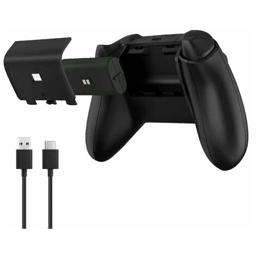 Зарядный комплект (Провод 3 м + Аккумулятор 1200 mAh) для геймпада Play & Charge Kit GT (Xbox Series S/X) аккумулятор 50 мач для умных часов fitbit charge lssp281320ab