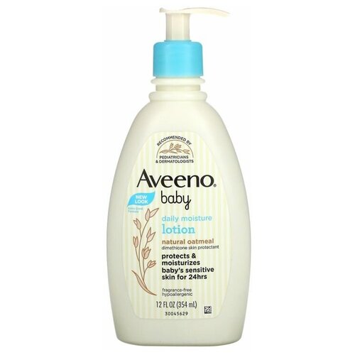 Aveeno, Baby, увлажняющий лосьон для ежедневного применения, для детей, без запаха, 354 мл (12 жидк. унций)