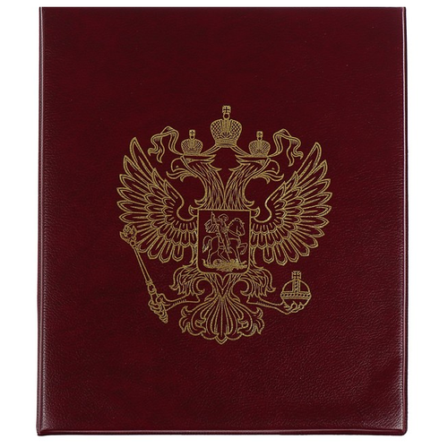 Альбом Albommonet GRAND, бордовый альбом герб для бон банкнот с 10 листами формат grand цвет бордо