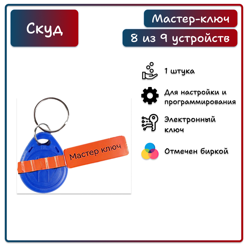 Комплект системы контроля доступа COMFORT с электромагнитным замком на 180 кг и бесконтактным считывателем