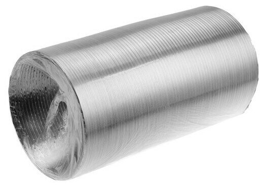 Воздуховод гофрированный "Алювент", d=160 мм, раздвижной до 3 м, алюминиевый./В упаковке шт: 1 - фотография № 2