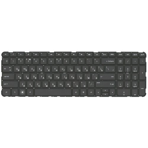 Клавиатура для ноутбука HP Pavilion M6-1000 Envy M6-1100 M6-1200 черная 1050₽