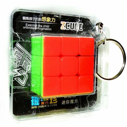 Головоломка Кубик-Рубика Брелок Mini Rubiks Cube головоломка rubiks кубик рубика сделай сам