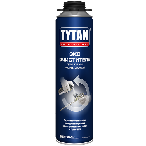 Очиститель монтажной пены Tytan Professional Eco 500 мл очиститель монтажной пены professional eco 500мл