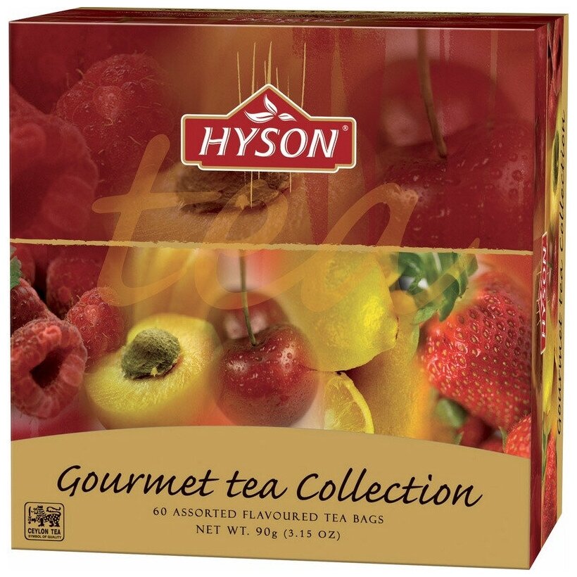 Чай черный Hyson Gourmet Tea Collection ассорти в пакетиках, 60 пак. - фотография № 4