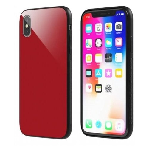 фото Чехол vipe hybrid для iphone xs max(vpipxsmaxhybrred) красный