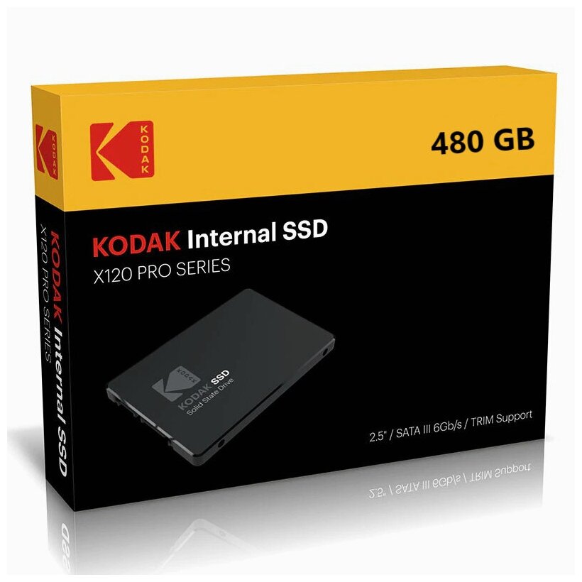 SSD накопитель KODAK 480 Гб (SATA-3, 2.5