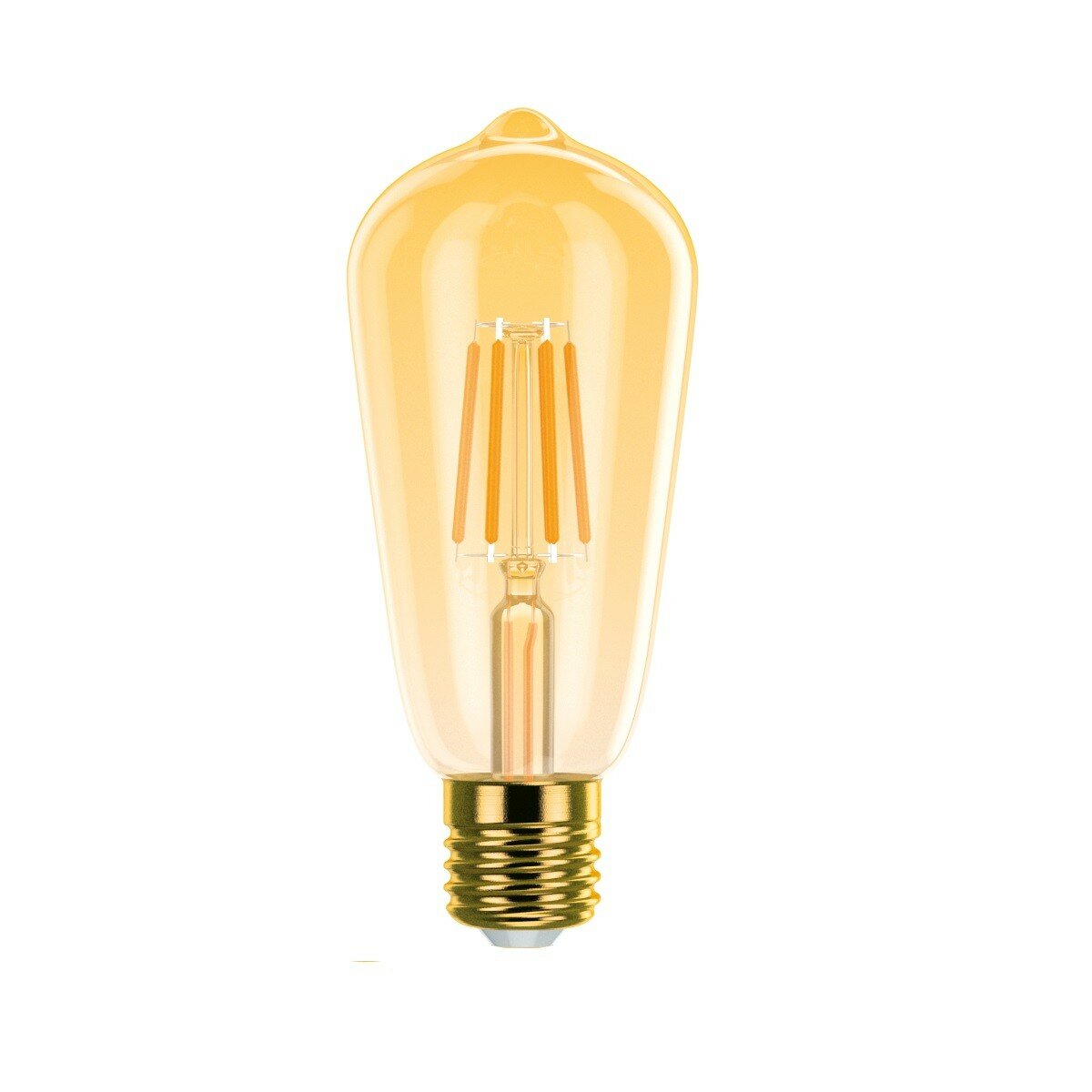 Светодиодная филаментная лампа фотон LED FL ST64 6W E27 2200K, серия декор 22626 - фотография № 5