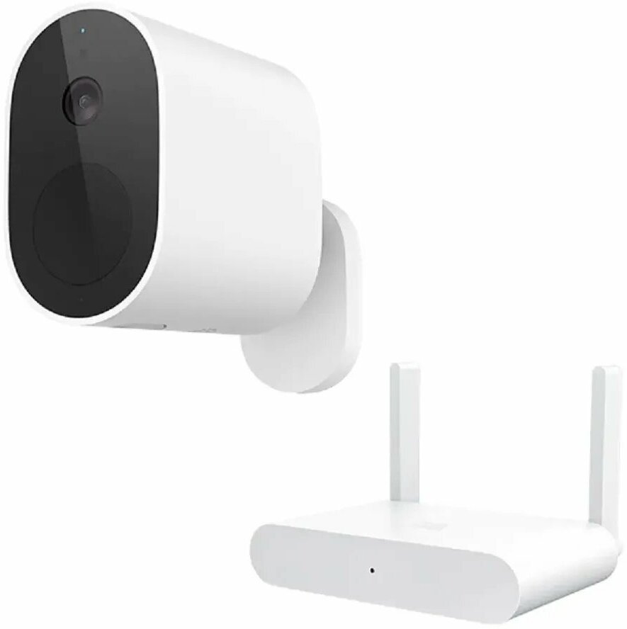 Комплект Xiaomi из IP-камеры и ресивера Mi Wireless Outdoor Security Camera 1080p Белый (BHR4435GL)