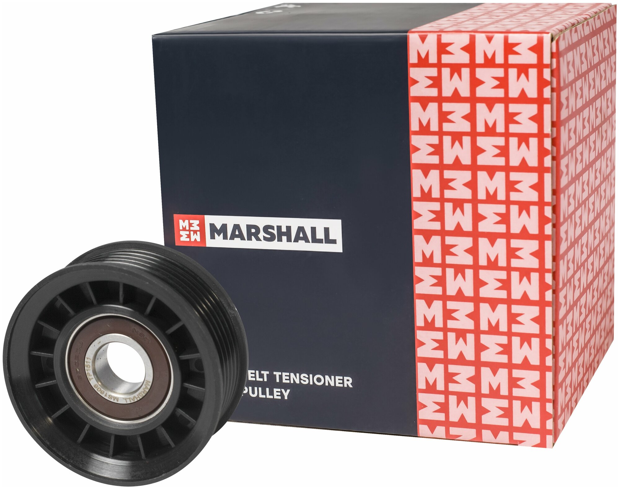 фото Ролик приводного ремня MARSHALL MS1608 Ford: Focus II, III 04-, Mondeo III, IV 00-; Mazda: 3 I 03-, 6 I 02-; кросс-номер INA 532064910; OEM 1450947