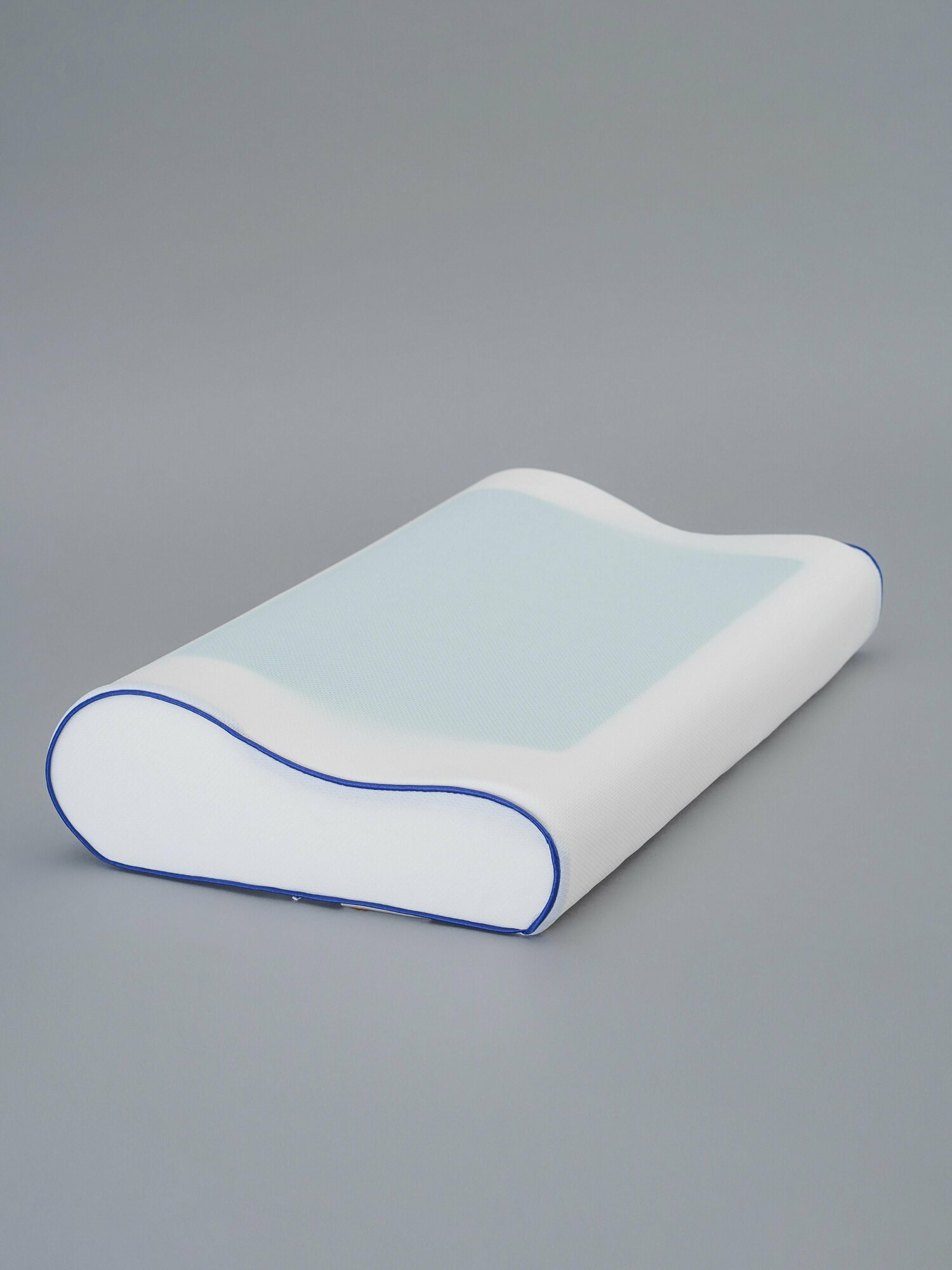Подушка Arya Home для сна с эффектом памяти гелевая в сумке 50X30X10 Memory Foam