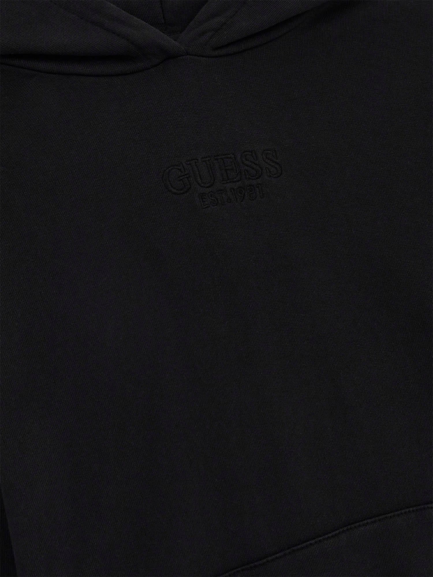 Толстовка GUESS, размер 10 лет, черный — фото 1