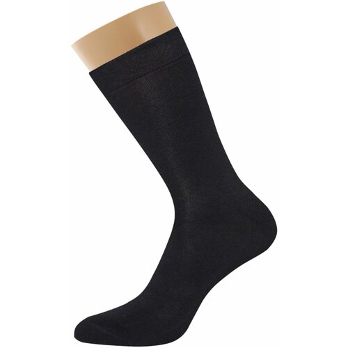 фото Мужские носки omsa, 1 пара, классические, размер 42/44, черный