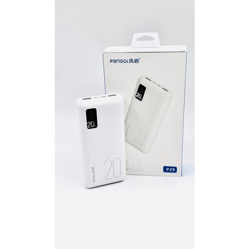 Внешний аккумулятор Power bank Повер банк 20000 мАч Повербанк для Iphone xiaomi samsung honor Черный 139000₽