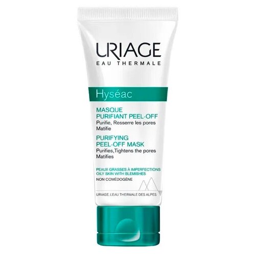 Маска-пленка для жирной кожи лица очищающая Hyseac Uriage/Урьяж 50мл