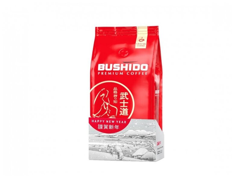 Кофе молотый Bushido Red Katana 227гр Ground Pack - фотография № 7