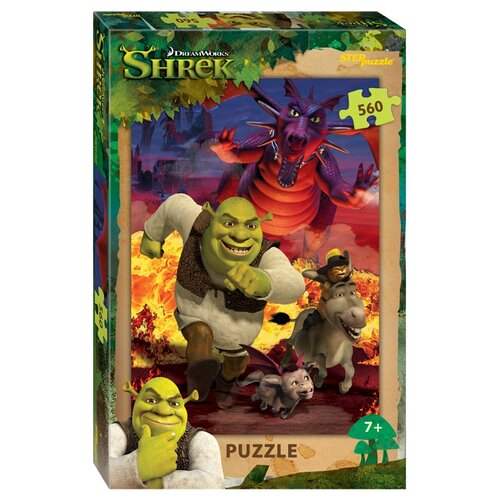 Пазл Step puzzle Шрэк, 97080, 560 дет. степ пазл пазл shrek dreamworks мульти 35 деталей