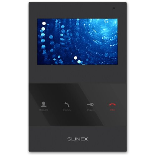 Монитор для домофона/видеодомофона Slinex SQ-04 черный комплект slinex sq 04m white с ml 16hr black