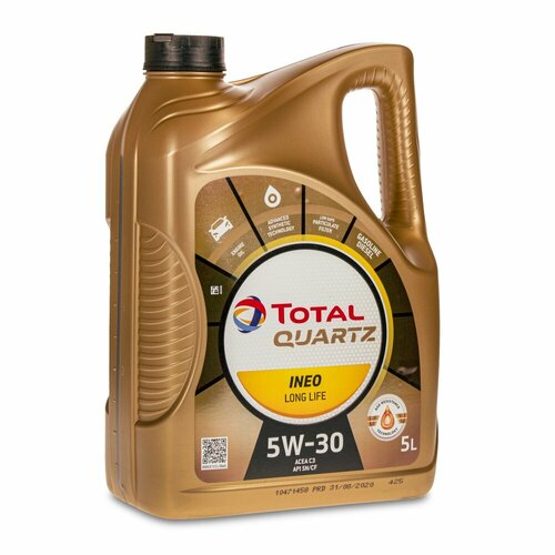 фото Синтетическое моторное масло totalenergies quartz ineo long life 5w30, 5 л, 1 шт.