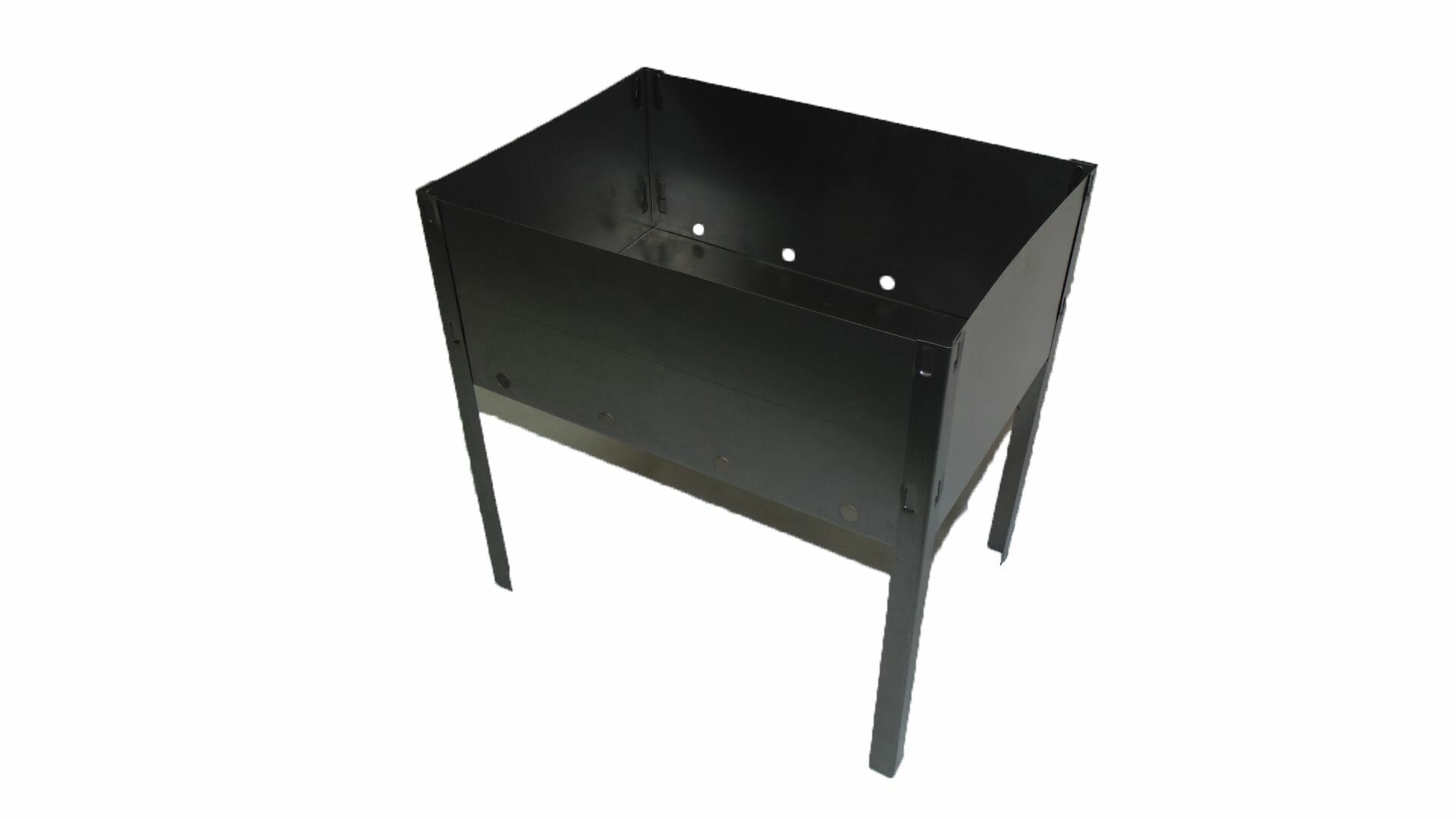 Мангал сборный Мебельторг Походный без шампуров в сумке Черный 4009205301