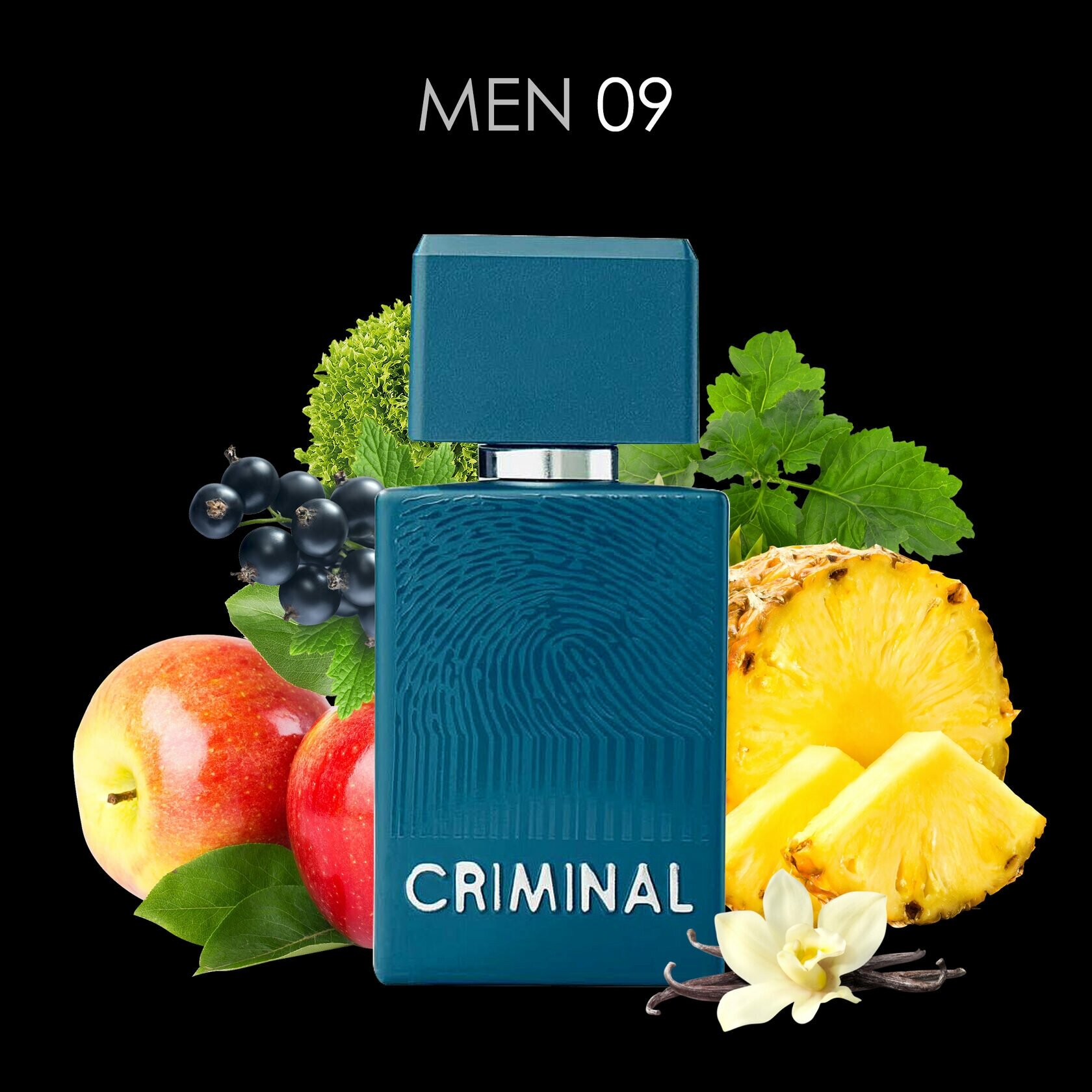 Фруктово-свежий аромат/Criminal Men 09 EDP 60ml