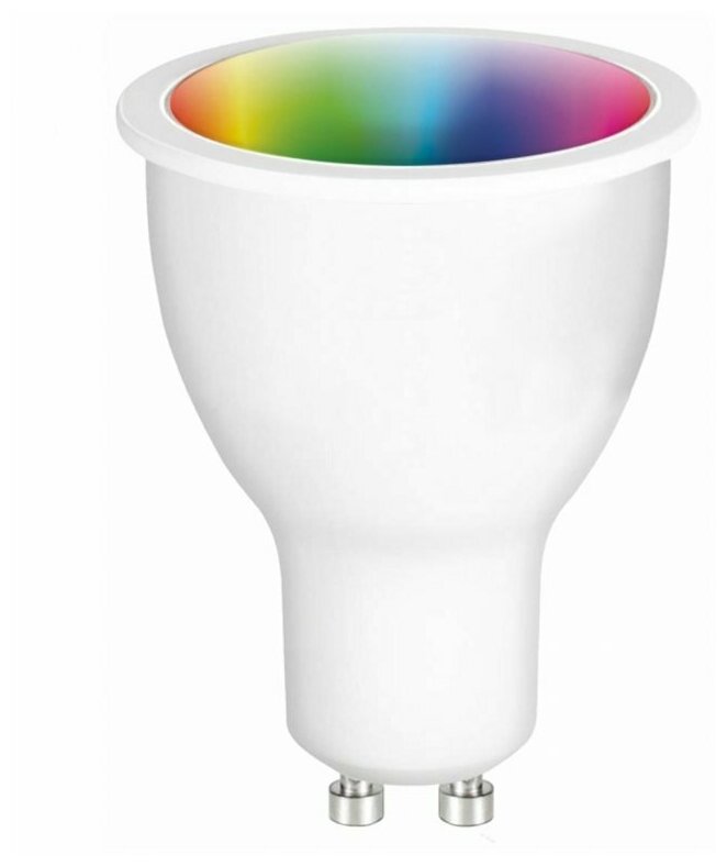 Умная лампа Zetton LED RGBW Smart Wi-Fi Bulb GU10 5Вт ZTSHLBRGBGU101RU (коробка)