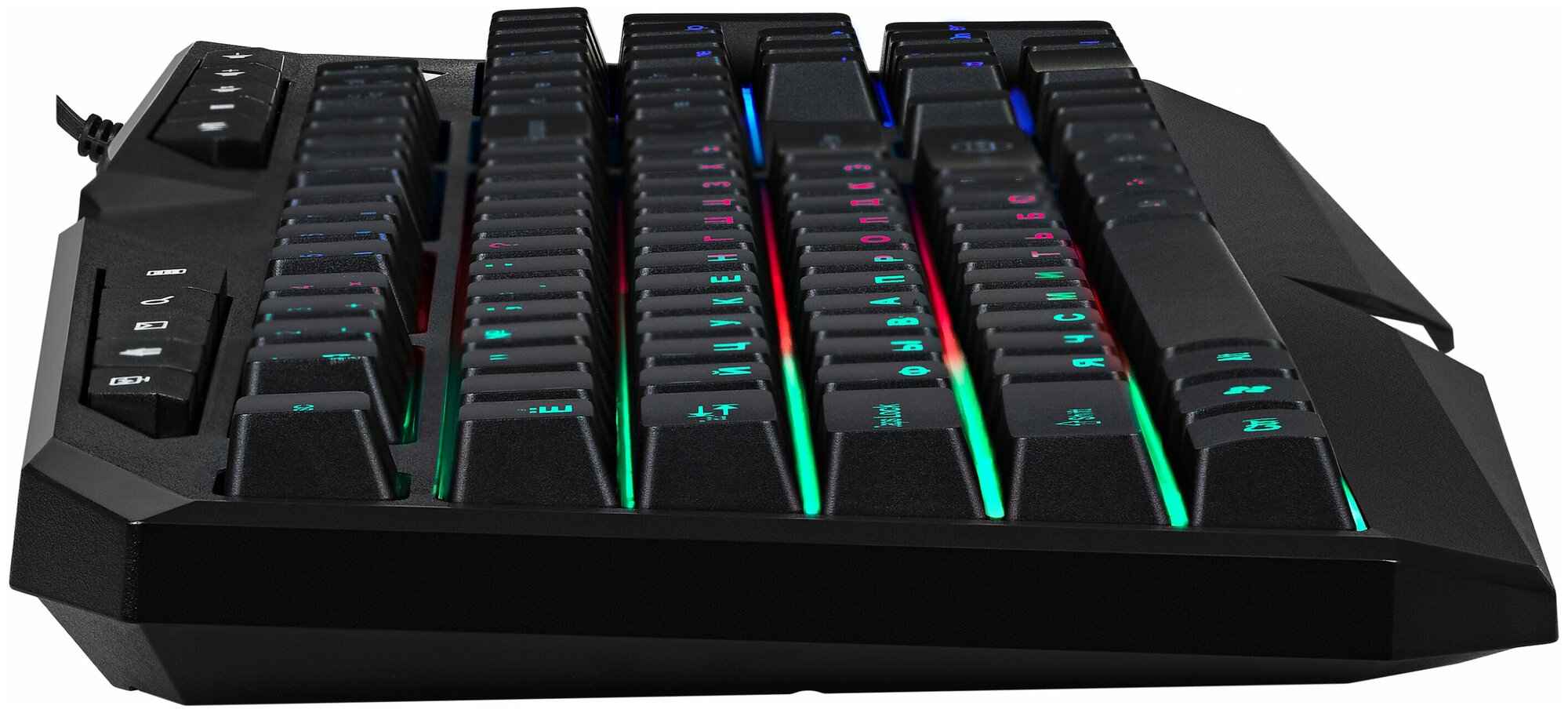 Игровая проводная клавиатура для компьютера RGB подсветка Saibot KX - 2