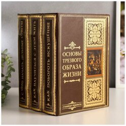 Сейф-книга многотомник "Основы трезвого образа жизни" 25х19х16,5 см