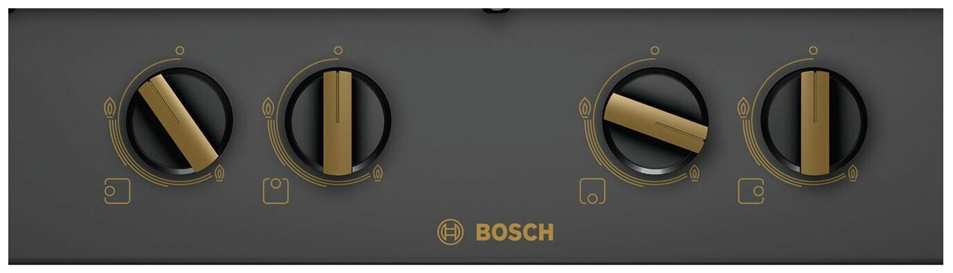 Газовая варочная панель Bosch PCI6B3B90R (чёрный) - фотография № 2