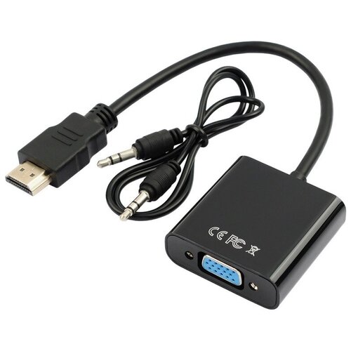 Конвертер VIXION AD29 HDMI (M) - VGA (F) (черный)