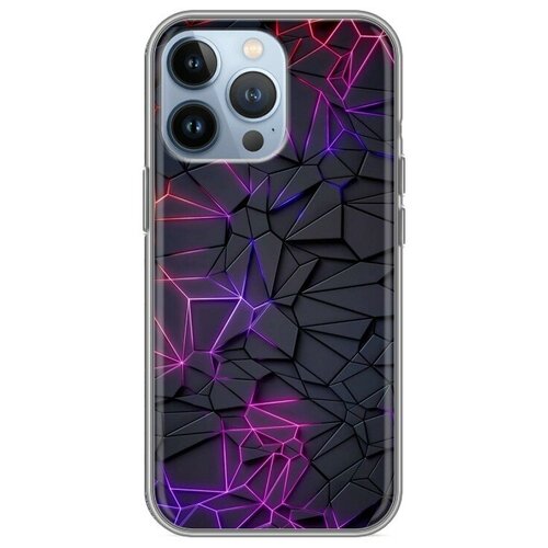 Дизайнерский силиконовый чехол для Iphone 13 Pro Яркие абстракции