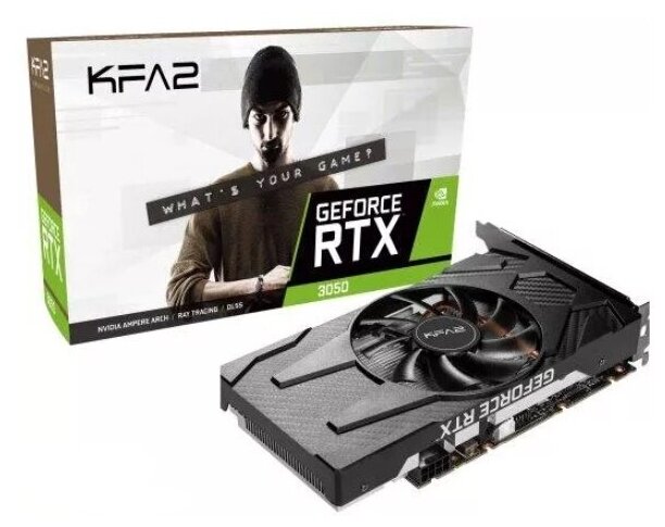 Видеокарта KFA2 GeForce RTX 3050 CORE 8GB (35NSL8MD5YBK)