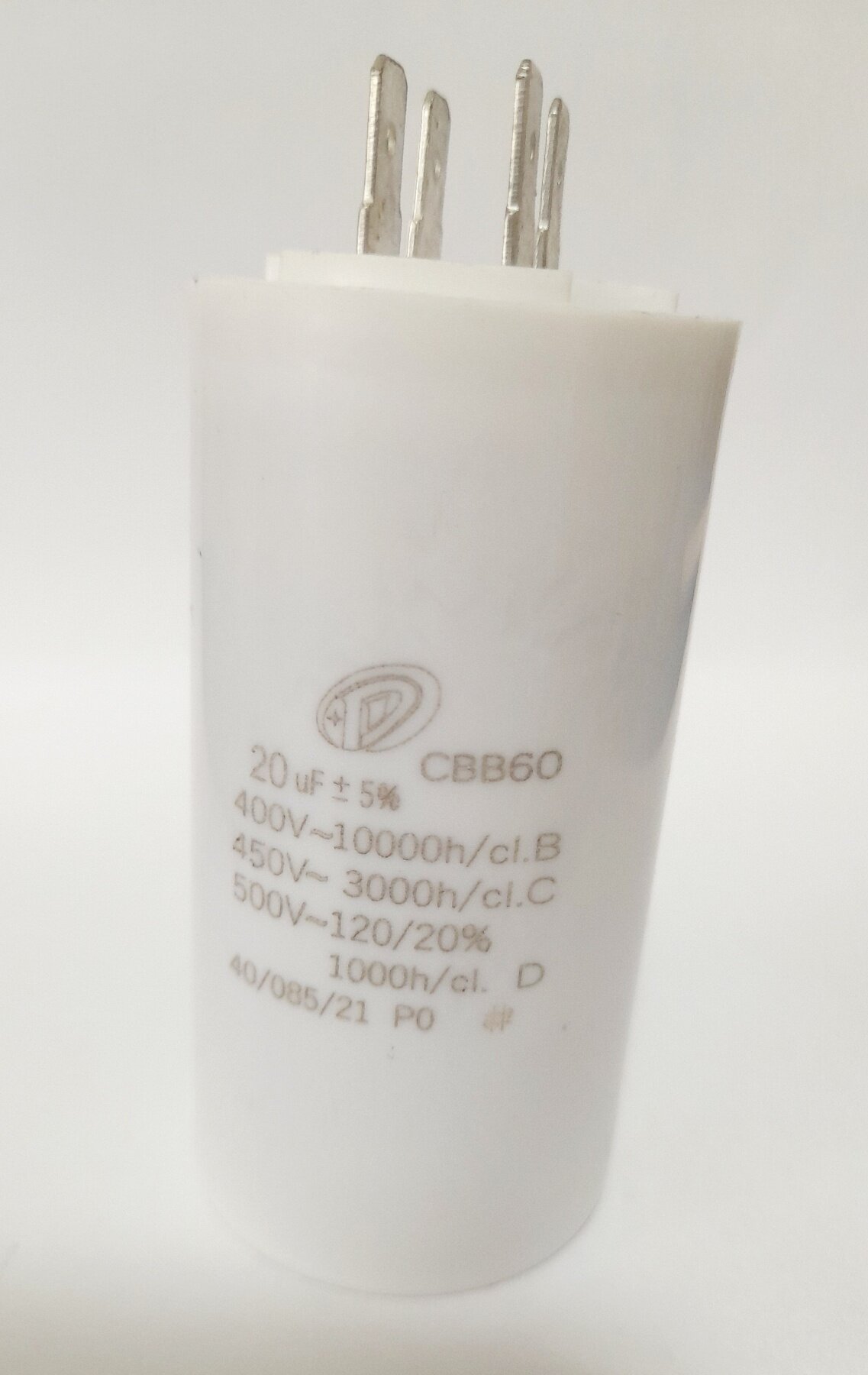 Пусковой конденсатор CBB60 20uF 450V Capacitor