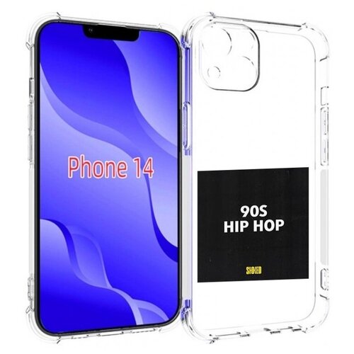 чехол mypads eazy e 90s hip hop для honor x7 задняя панель накладка бампер Чехол MyPads Eazy-E 90S Hip Hop для iPhone 14 (6.1) задняя-панель-накладка-бампер